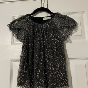 Zara kids sparkly top